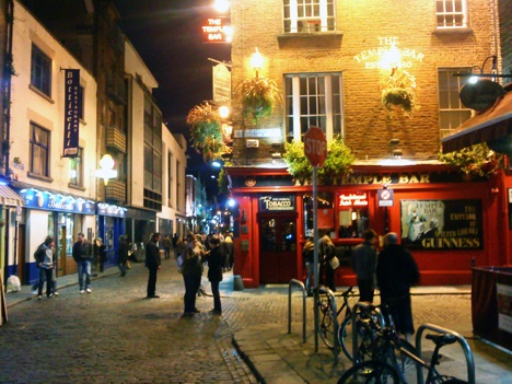 Temple Bar in Dublin, Ireland